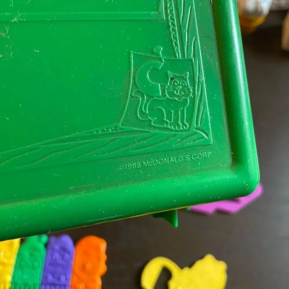 McDonald’s Bulletin Board Boxes Red and Green McDonald’s Combs Activity pieces